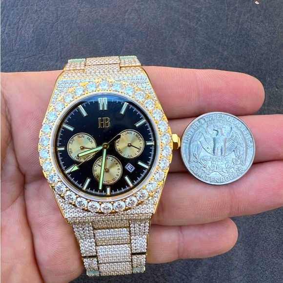 COPY - FULLY ICED MOISSANITE WATCH - Picture 7 of 7